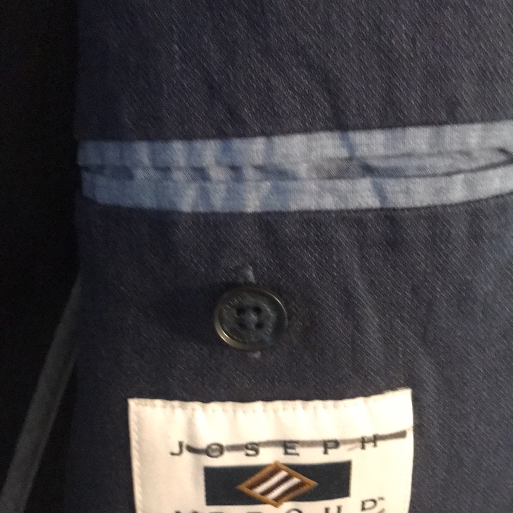 NWOT Mens Navy Blue lightweight jacket by Joseph Abboud. Size small - Picture 8 of 14